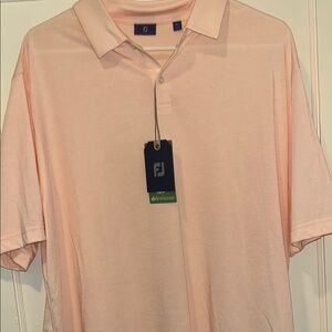 Four Seasons Hualalai Men's Pink FootJoy drirelease Polo Shirt